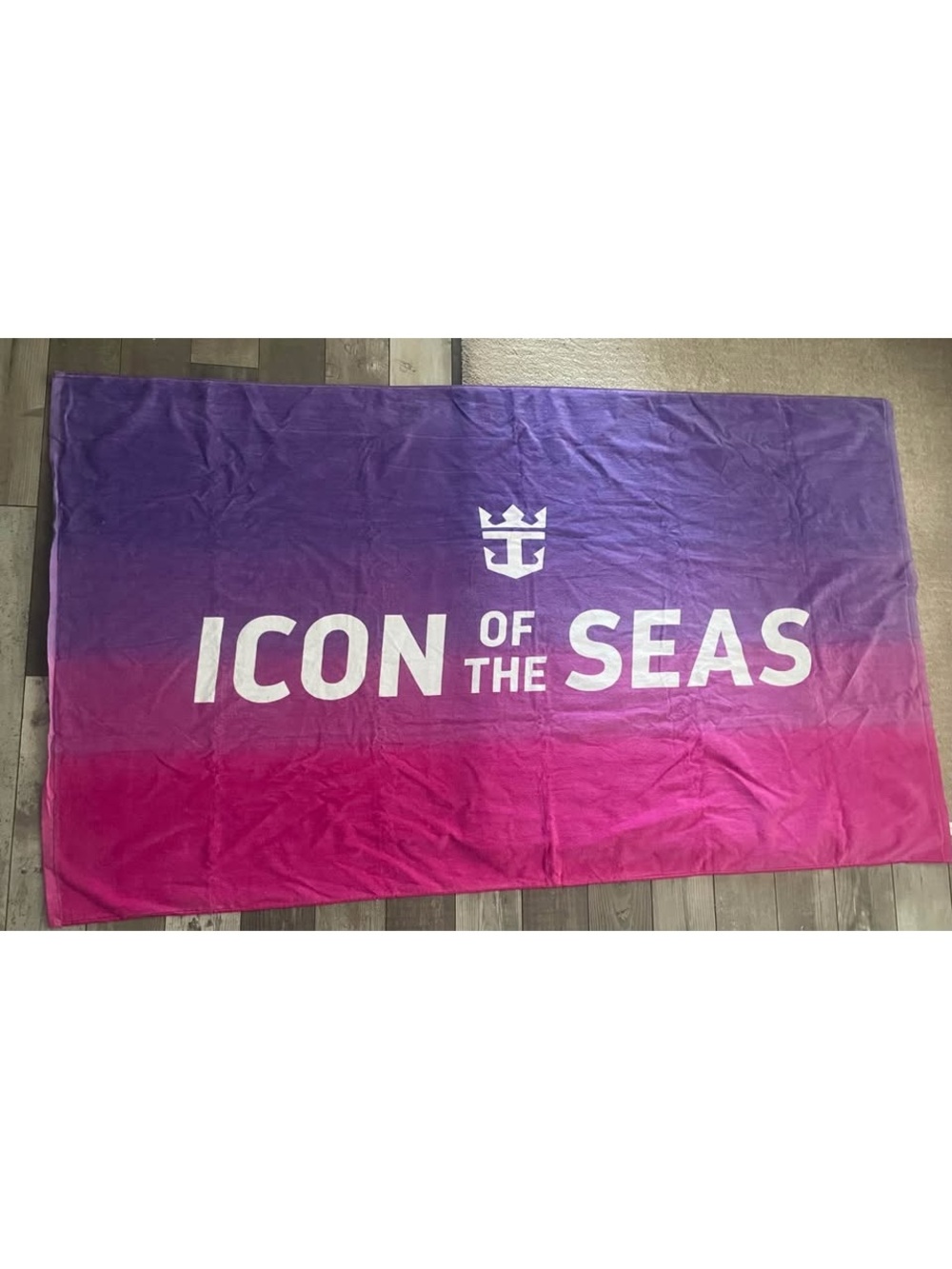 Royal Caribbean Icon of the Seas Beach Towel 39” x 67”